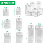 DN-KW-FS10<br><br>(10) Ten Piece Food Container Set